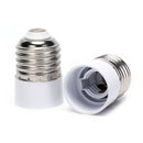 2 pieces from E27 to E14 LED base light bulbs lamp holder adapter converter OS