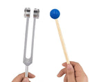 OM136.1Hz Tuning Tool Musical Instrument Yoga Practice Tuner w/ Silicone Hammer