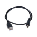 50cm/19.7in USB Port to 5.5x2.1mm 5V DC Male Jack Power Cable Connector