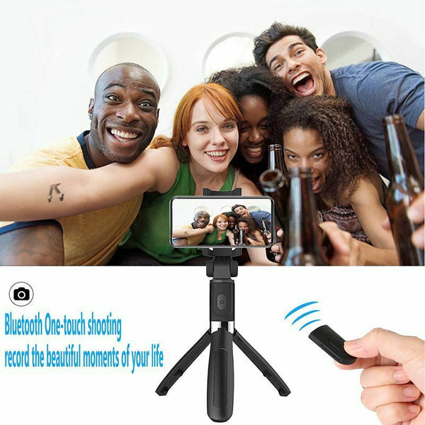 Portable Lightweight Selfie Stick, Bluetooth Selfie Stick Tripod with Remov E2M9