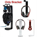 Acrylic Headphone Display Stand Holderuqack Earphone Headset Hanger 'Desk Bl BX