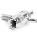 Car Bike Tire Accessory + 4 Valve Stem Core 4 Way Tyre Valve Repair Remover T 3c