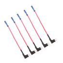 5 Pieces Car Truck 16 Gauge Add-a-circuit Fuse TAP Adapter for Mini ATM Fuse
