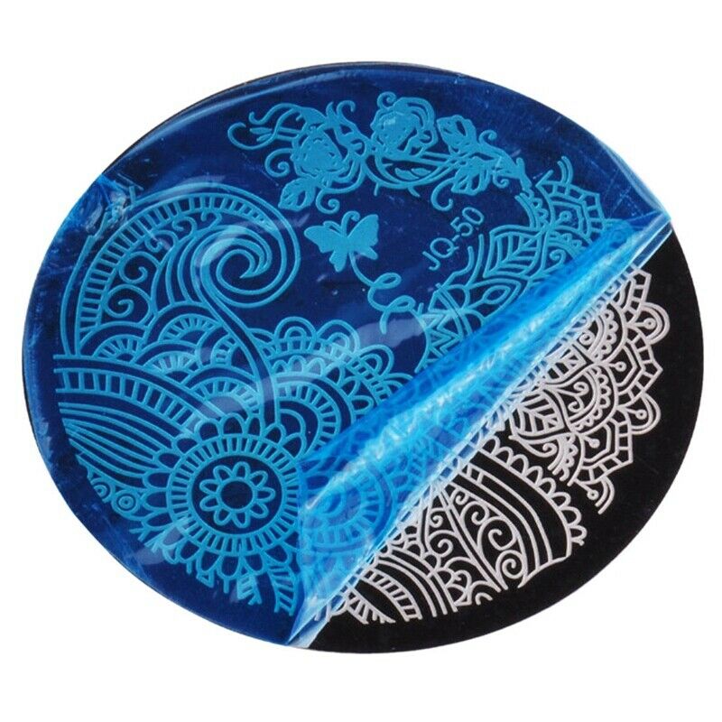 Nail Plates + Green Nail Art Stamper with Scraper Nail Art Stamping Set 10P L2E2