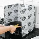 1Pcs Kitchen Grease Aluminum Foil Insulation Block Oil Splash Board Cooking U1W3