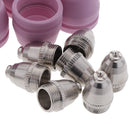 21Pcs For AG60 SG55 Plasma Cutter Torch Consumables Accessories Nozzle Electrode