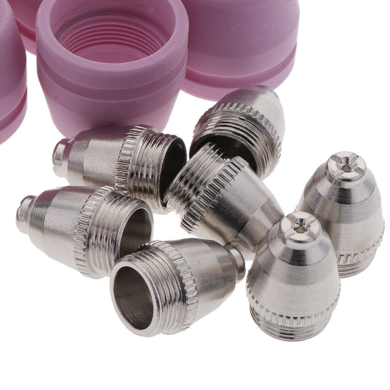 21Pcs For AG60 SG55 Plasma Cutter Torch Consumables Accessories Nozzle Electrode