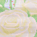 Mosaic White Rose DIY5D Diamond Embroidery Painting Cross Stitch Craft Kit M&E