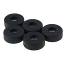 5 Pack 30x10mm Furniture Cabinet Round Rubber Case Feet Anti-Slip Circular
