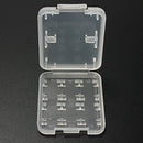 8 in1 Card  Box Protector Memory Holder TF MS Hard Case Clear Micro SD SDHC