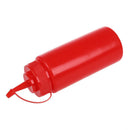 16oz Plastic Kitchen Sauce Dispenser Squeeze Bottle - Red