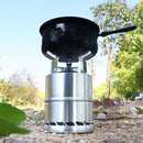 Portable Outdoor Stove Camping Cooking Wood Burner Picnic BBQ Steel Alcohol Cook