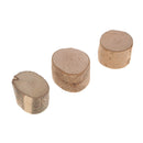 Natural Wooden Blocks - 30 Pc Wood Building Block Set Wooden Shapes for DIY Kids