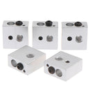 5pcs MK7/MK8 Aluminium Heater Block For Print Head Hot End Heating Bloc Hn