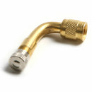 Air Tyre Tire Valve Extension Adaptor For Motorcycle Car Scooter 90 Degree