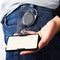2 -Pack Card ID Holder with Retractable Badge Reel Carabiner & Belt Clip