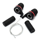 1 Pair Twist Bicycle Gear Shifters Bike Grip Speed Derailleur Bicycle PartsBLES