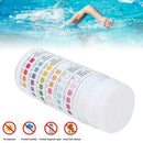 50Pc 6In1 Spa Swimming Pool Test Strips Hot Tub Chlorine PH TH Testing F5C1