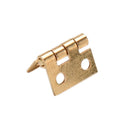 10x Mini Brass Plated Hinge - Small Decorative Jewelry Cigar Box Hinges LJ