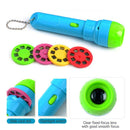 Mini Projector Flashlight Torch Educational Light-up Toys for Children Kids G