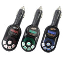 Car FM Transmitter Wireless USB Car Charger SD TF MP3 Player (Green)
