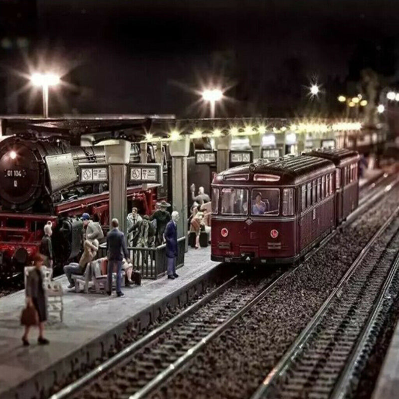 10x 3V Red Flash LED Light With Wire For Train