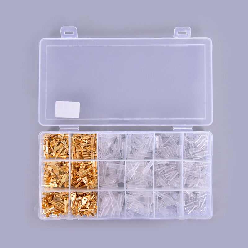 300PCS Cold-pressed Assorted Crimp Terminal Wire Crimping Toosl Combination _kz