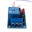 DC 12V Photoelectric Switch Sensor Relay Module 50mmx25mm w 2 Cable S3J6