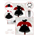 Adorable Off Shoulder Lace Dress Cape Stocking Suits Halloween Party Outfit For