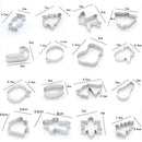 16 Pack Christmas Cookie Cutter Stainless Steel Cut Candy Biscuit Mold Cook