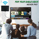 960 Miles TV Aerial Indoor Amplified Digital HDTV Antenna 4K HD Freeview TV H
