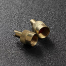 8pcs Slotted Head Valve Stem Caps with Core Remover Tool for Car Motorcycle A