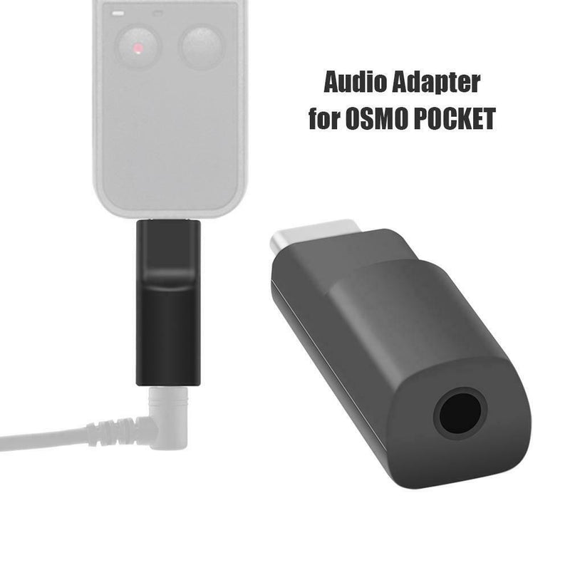 3.5mm Audio Adapter Connector for DJI OSMO Pocket Handheld Gimbal Camera A