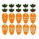 Children's Puzzle Handmade DIY Creative Carrot Digital Toys 10Pcs Educational