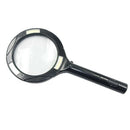 3X Handheld Magnifier Jeweler Loupe Illuminated Magnifying Glass w/ 3 C XAD