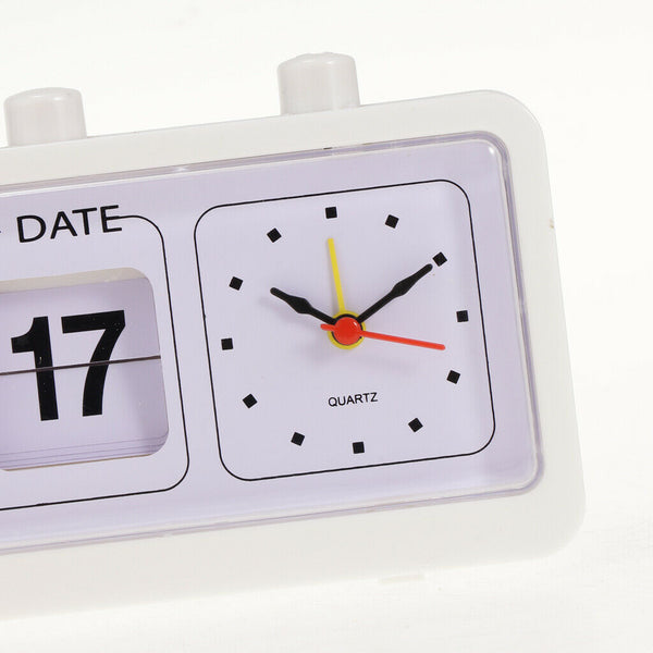 Flip Clock Digtal Date Time Display Clock w/ Large Display LED Clock Set
