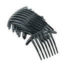 10 Pieces Plastic Side Hair Comb Pin Clip Accessories for Women Ladies Black