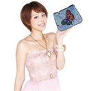 5D Diamond Butterfly Painting Clutch Bag Leather Purse Handbag DIY For Women