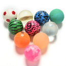 10 Pc Mixed 30mm Bounce Balls Multi-Colored Elastic Juggling Jumping Ball N Gw