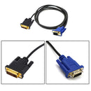 1.5 Metre Dual Link DVI-I DVI to VGA D-Sub Video Adapter Cable Converte CWQ