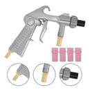 Sandblaster Kit Air Nozzles Sandblasting Siphon Feed Gun Blast Sand Blaster Y6V1