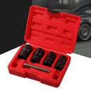 5Pcs/Set Spiral Tire Screw Anti-Tooth Extractor Sleeve Nut Removal Tool for
