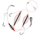 1PC Barbed Spring Hook Cage Hook Carp Fishing Bait With Line Hook Fishing TackOZ