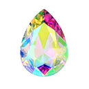 10 PCS Wholesale Faceted Teardrop Glass crystal Charm Loose Spacer Beads 1 QDN