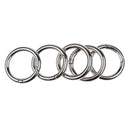 10Pcs 30mm Alloy Round Spring Snap Hooks Clip Handbag Purse Shoulder Strap