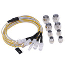 1/8 1/10 RC Car Pre-wired 8 LED Light Lamp Kit for Traxxas TRX4 Rock Crawler