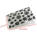 Christmas Snowflake Plastic Embossing Folder for Scrapbook DIY Album Card