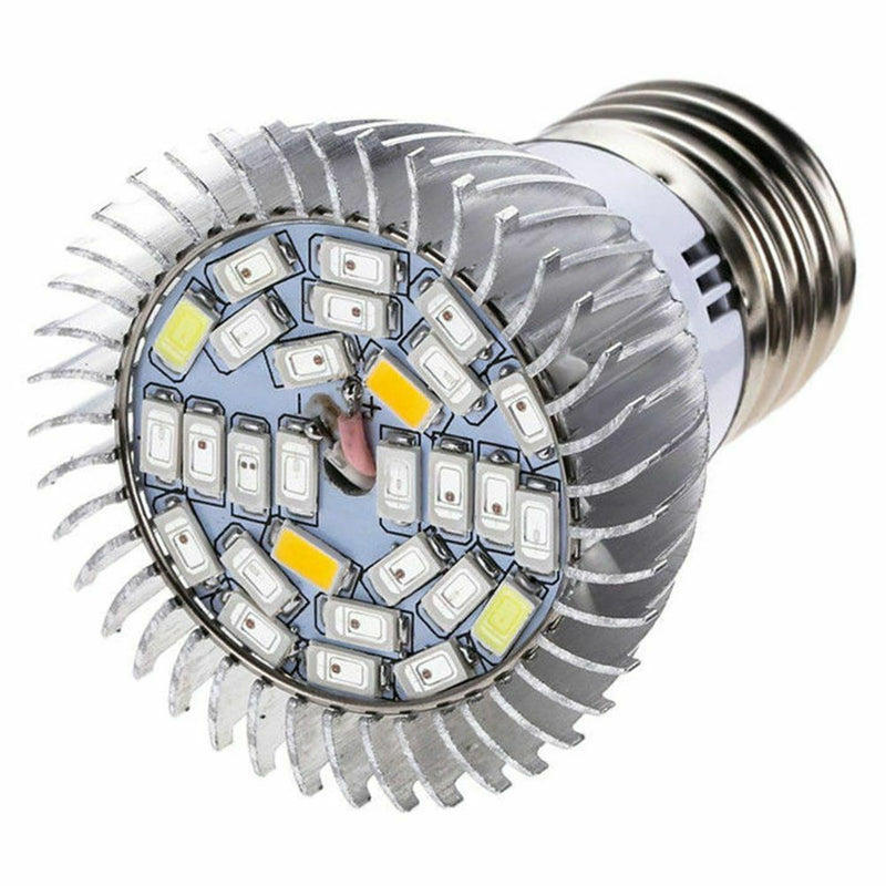 28W Full Spectrum E27 Led Grow Light Growing Lamp Light Bulb For Flower Pla