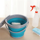 5L Folding Bucket with Cover Portable Folding Bucket Car Wash Fishing Promo