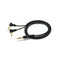 6.35mm Male Stereo to 2x 6.35mm Male Right Angle Y Splitter Audio Cable